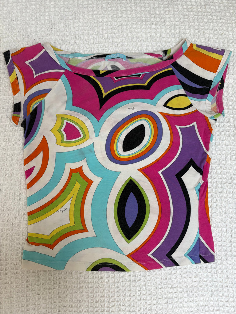 Emilio Pucci Bright Pattern T-Shirt