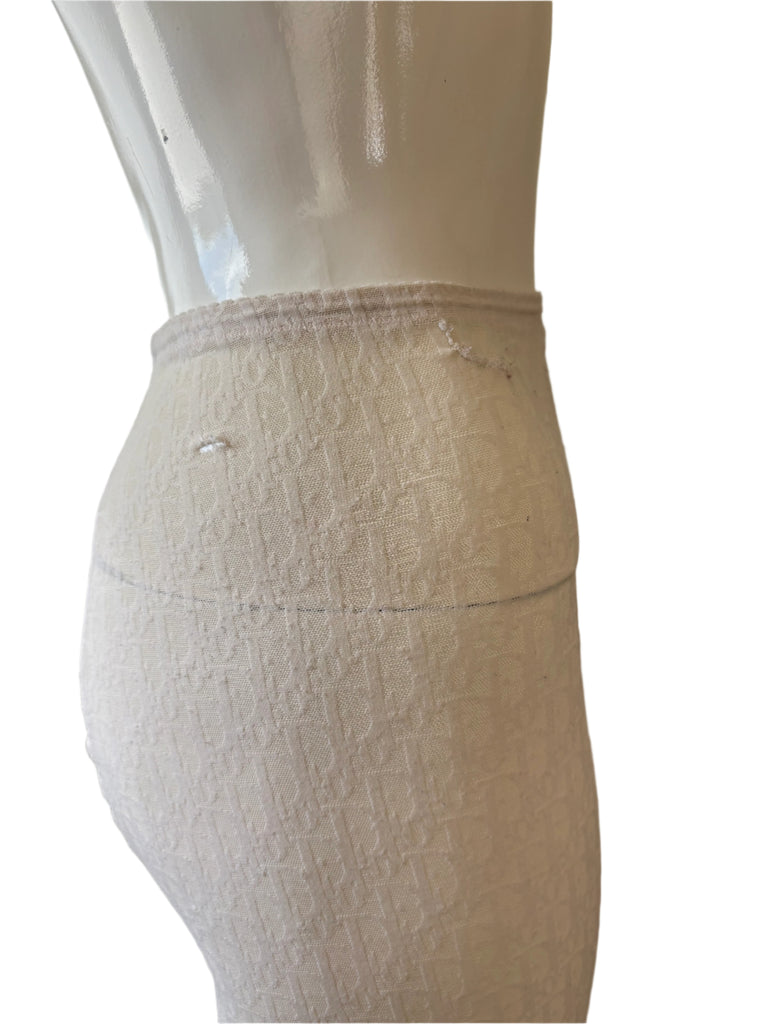 Christian Dior Lingeries Nude Logo Monogram Shorts