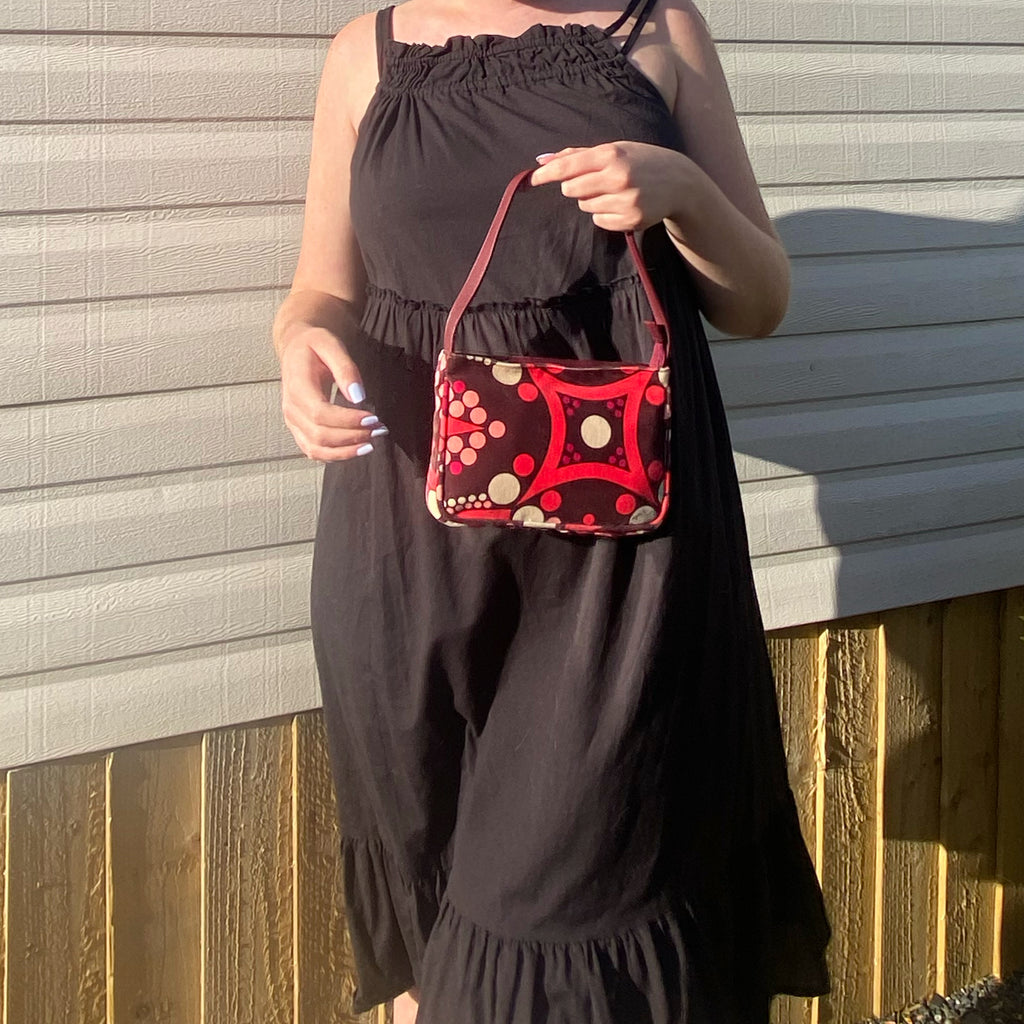 Emilio Pucci Velour Spot Patterned Mini Bag