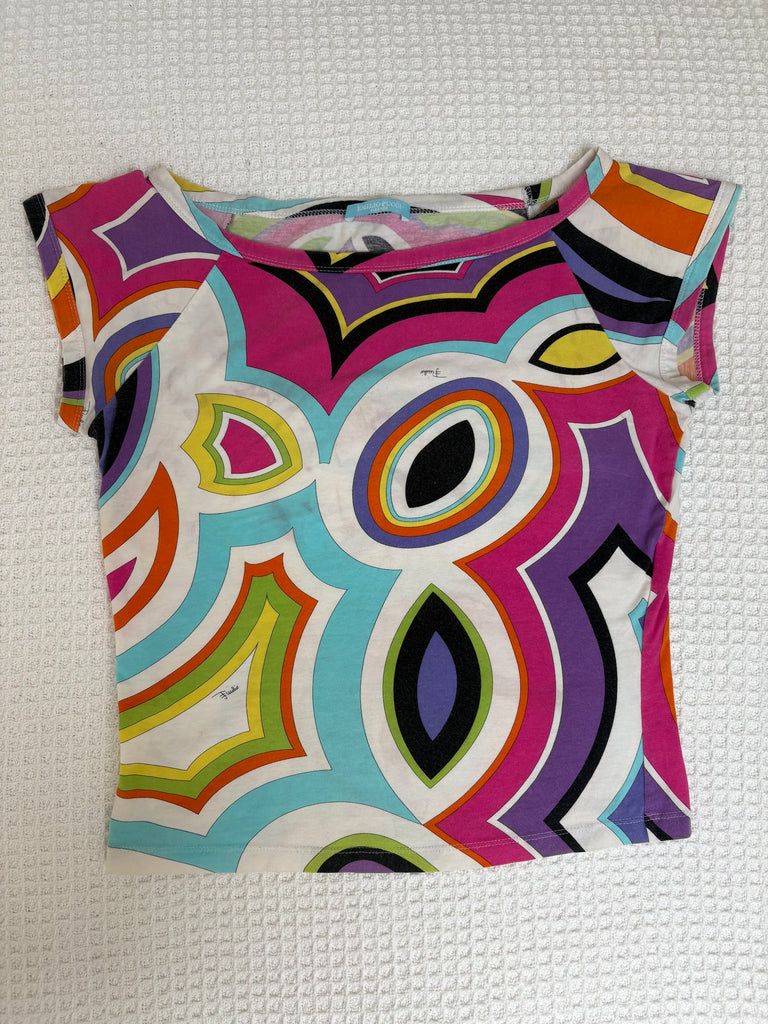 Emilio Pucci Bright Pattern T-Shirt