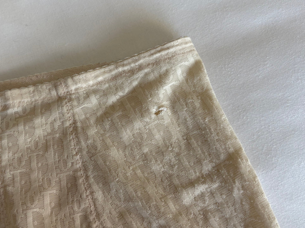 Christian Dior Lingeries Nude Logo Monogram Shorts