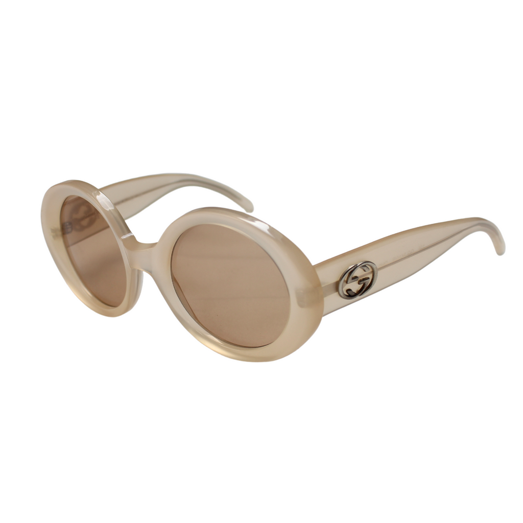 Gucci 2410/S Pearl Round Logo Sunglasses