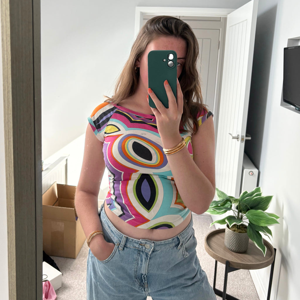 Emilio Pucci Bright Pattern T-Shirt