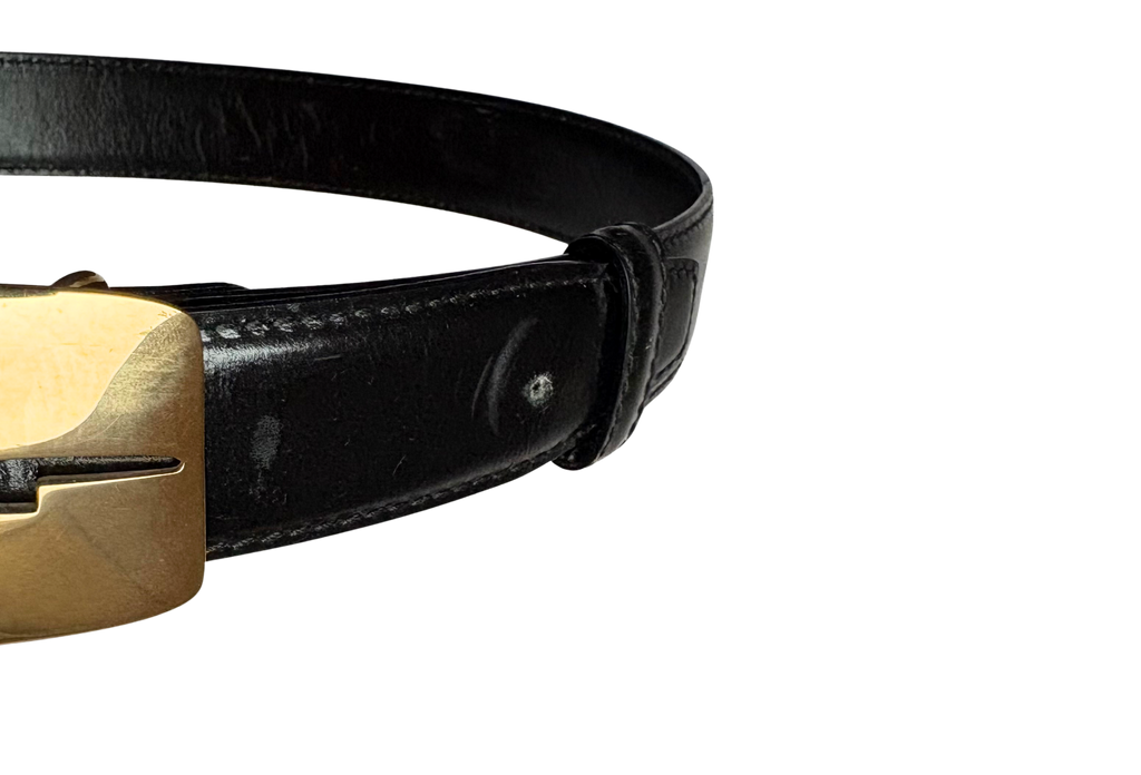 Gucci by Tom Ford Fall 1996 Gold 'G' Buckle Belt