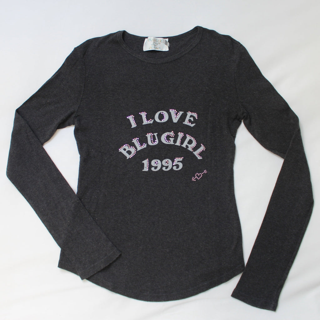 Blugirl by Blumarine 'I Love Blugirl' Long Sleeve Tee