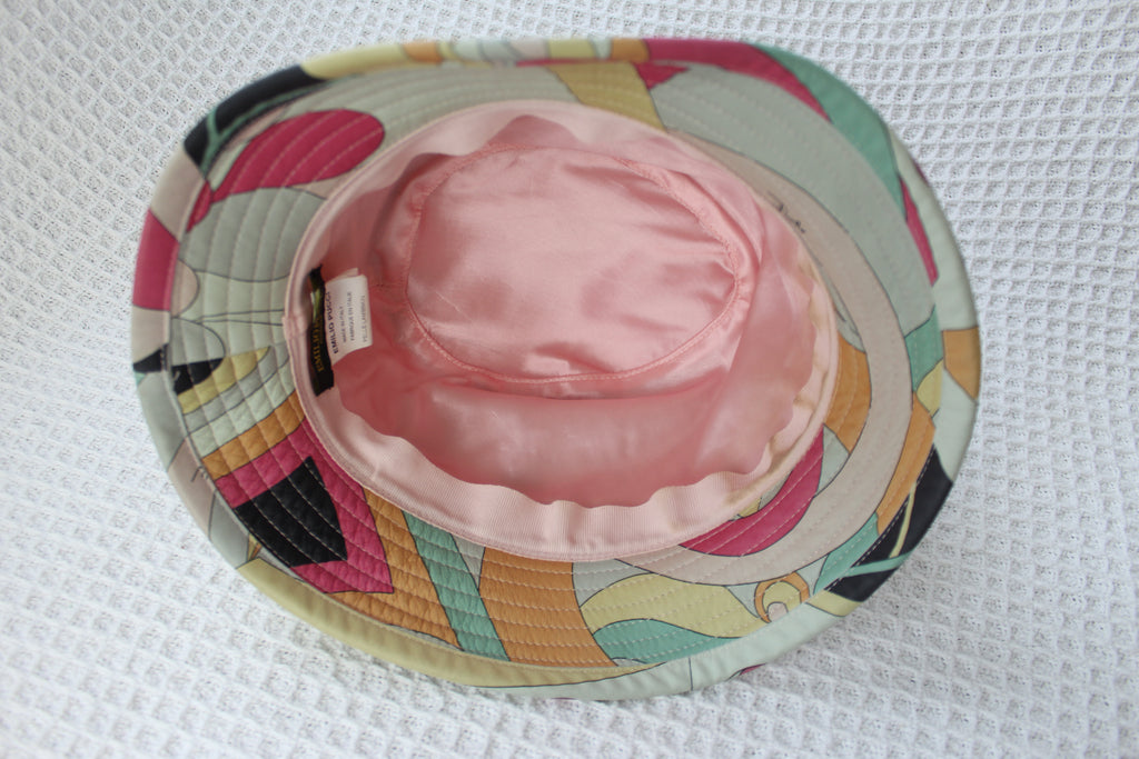 Emilio Pucci Leather Bucket Hat