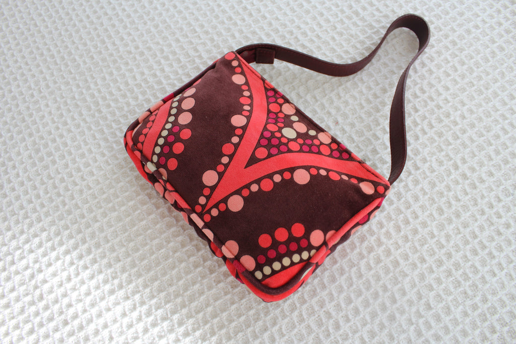 Emilio Pucci Velour Spot Patterned Mini Bag