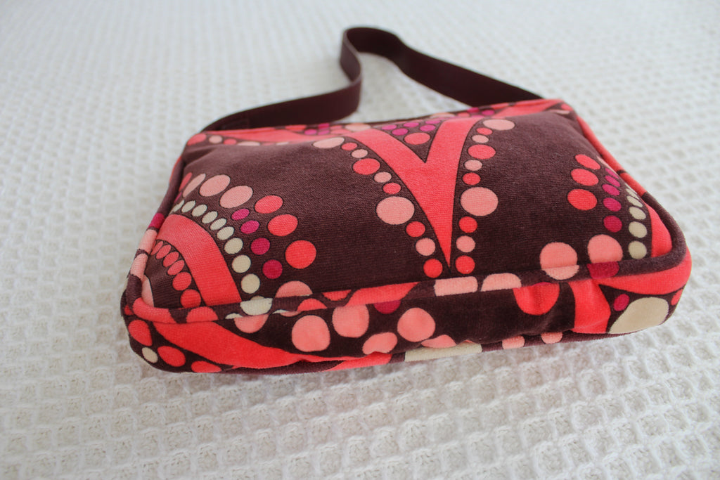 Emilio Pucci Velour Spot Patterned Mini Bag