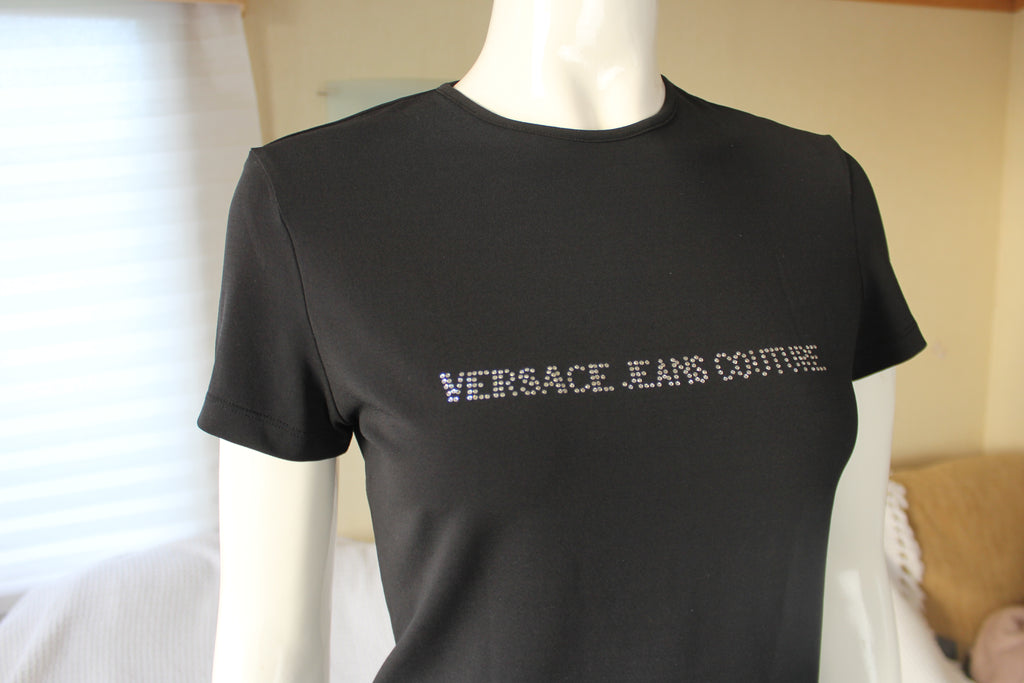 Versace Jeans Couture Rhinestone T-Shirt