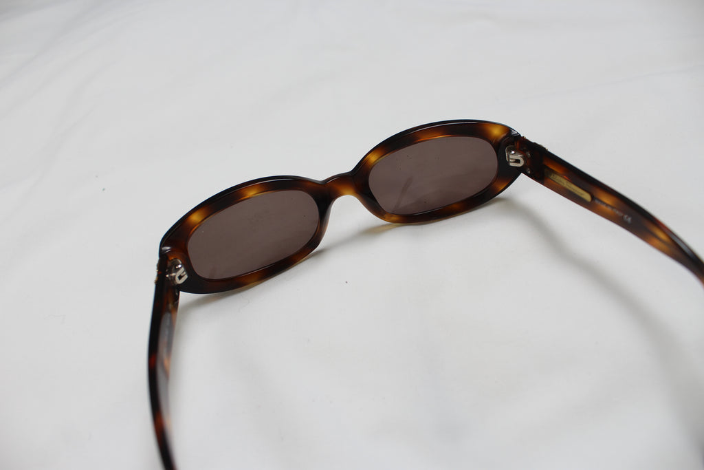 Salvatore Ferragamo 2034 Tortoise Shell Oval Sunglasses