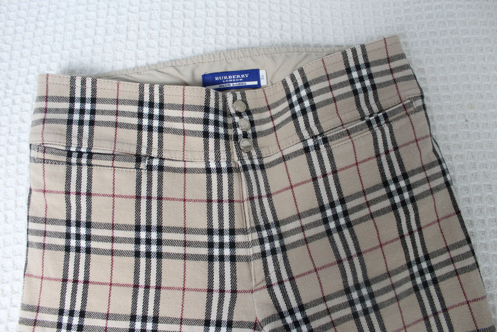 Burberry Nova Check Capri Pants XXS