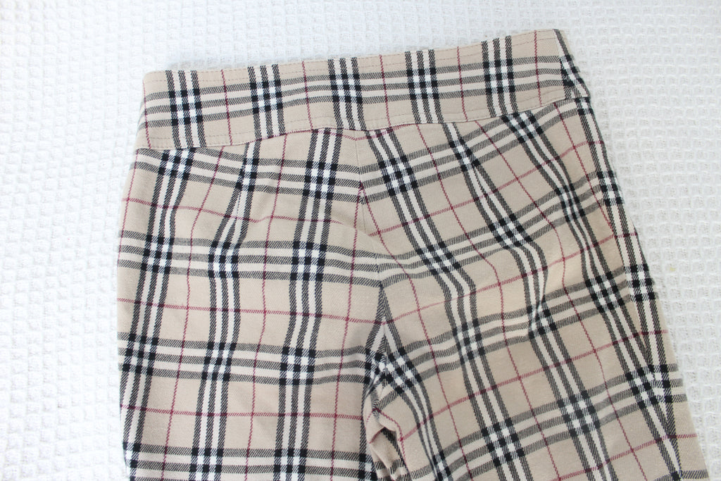 Burberry Nova Check Capri Pants XXS