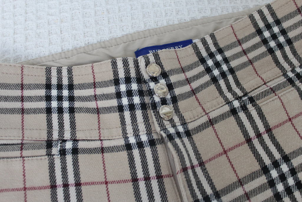 Burberry Nova Check Capri Pants XXS