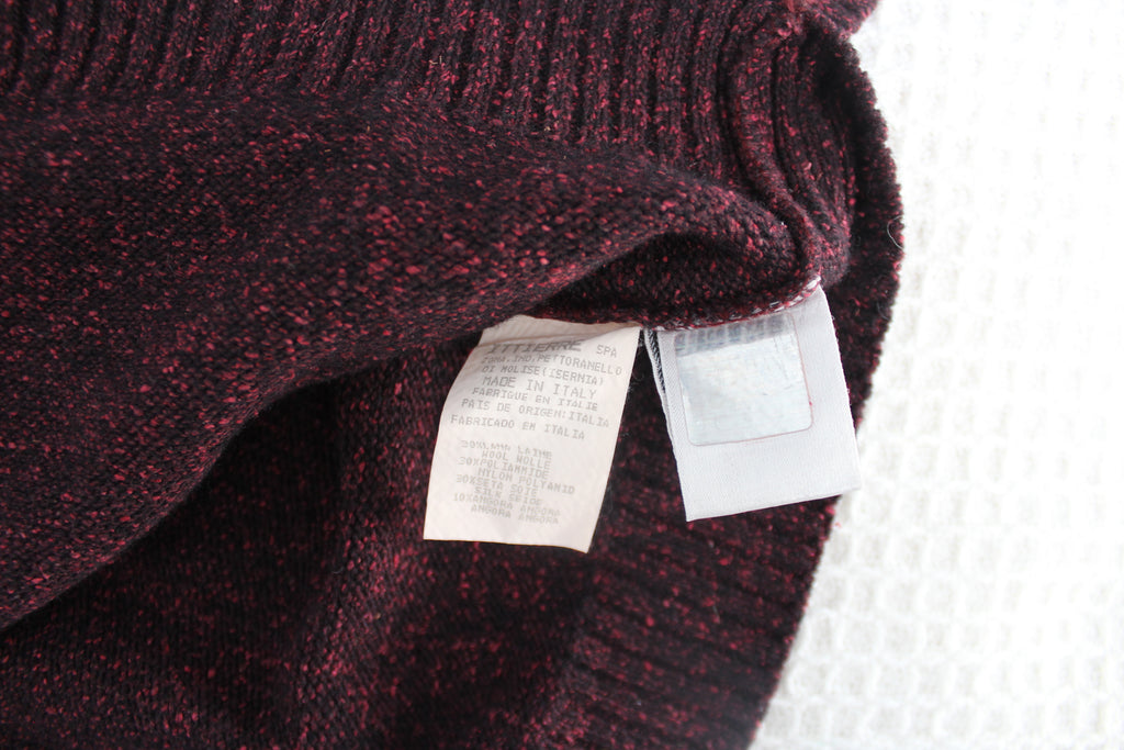 Versace Jeans Couture Purple Knit Sweater