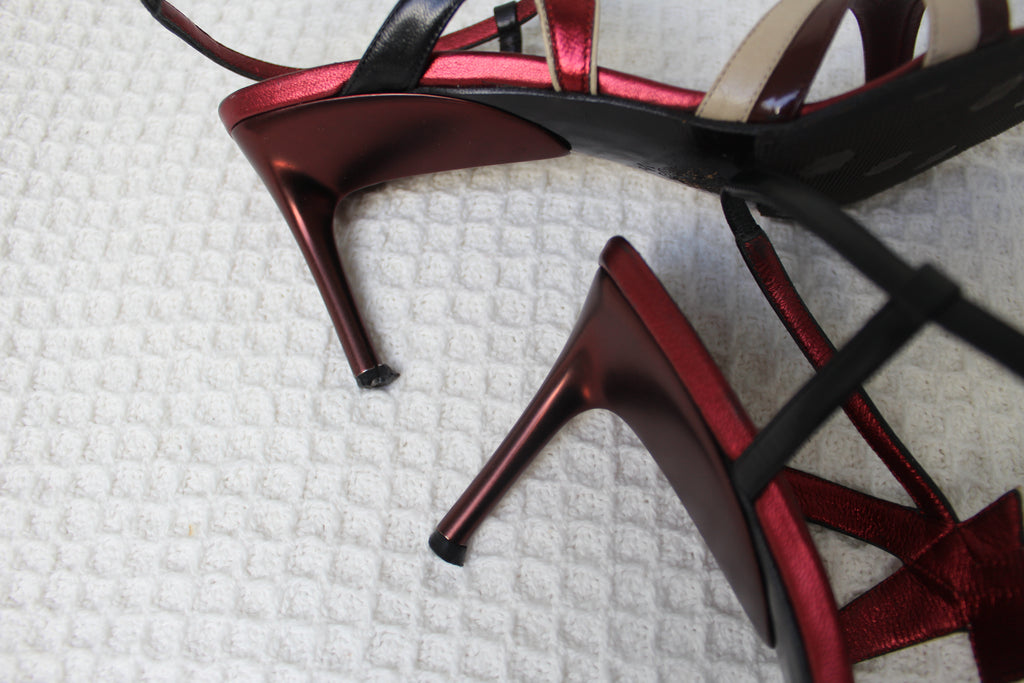 Miu Miu SS 2000 Lightning Bolt Heels 36.5