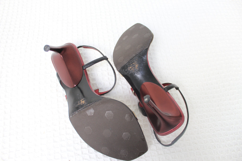 Miu Miu SS 2000 Lightning Bolt Heels 36.5
