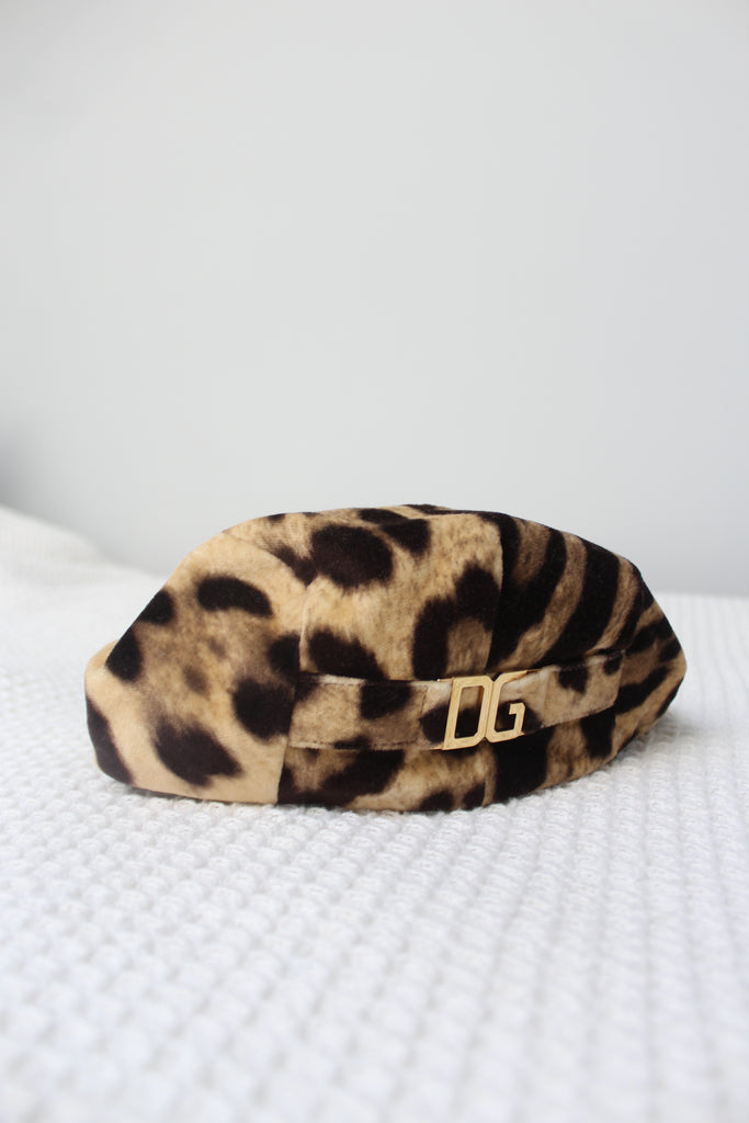 Dolce & Gabbana Leopard Print Hat
