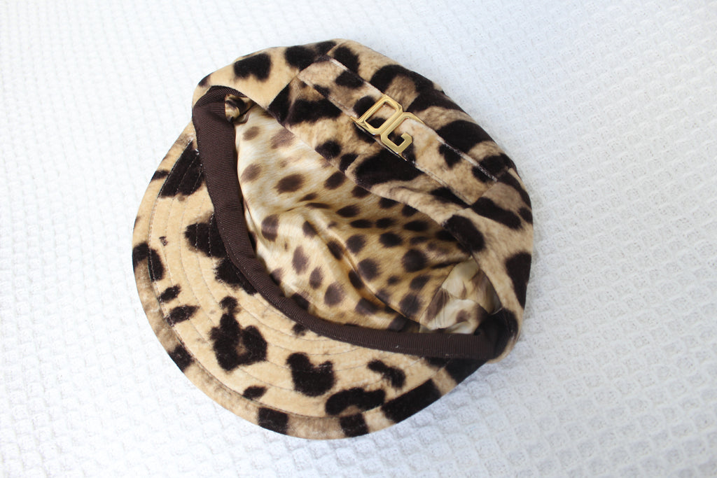Dolce & Gabbana Leopard Print Hat