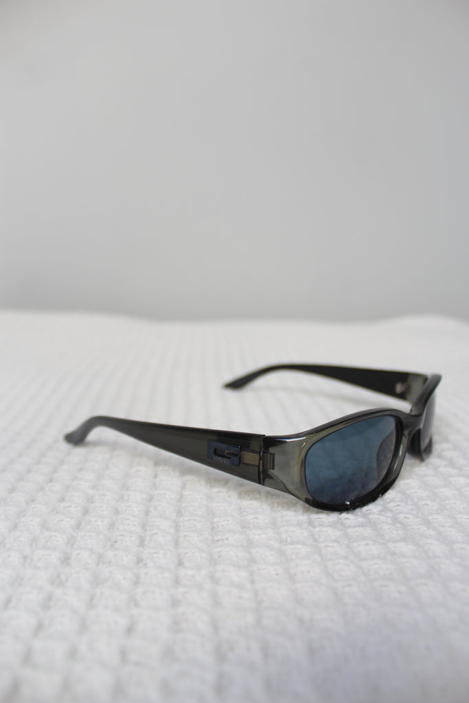 Gucci 2456 Dark Green Narrow Sunglasses