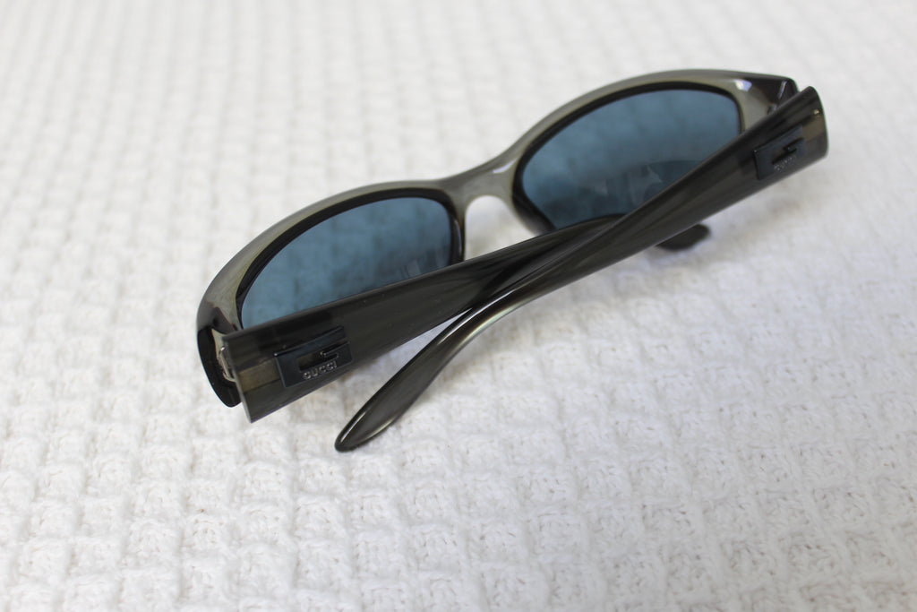 Gucci 2456 Dark Green Narrow Sunglasses