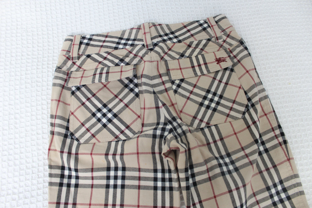 Burberry Nova Check Straight Leg Trousers