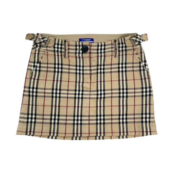 Burberry nova sale check mini skirt