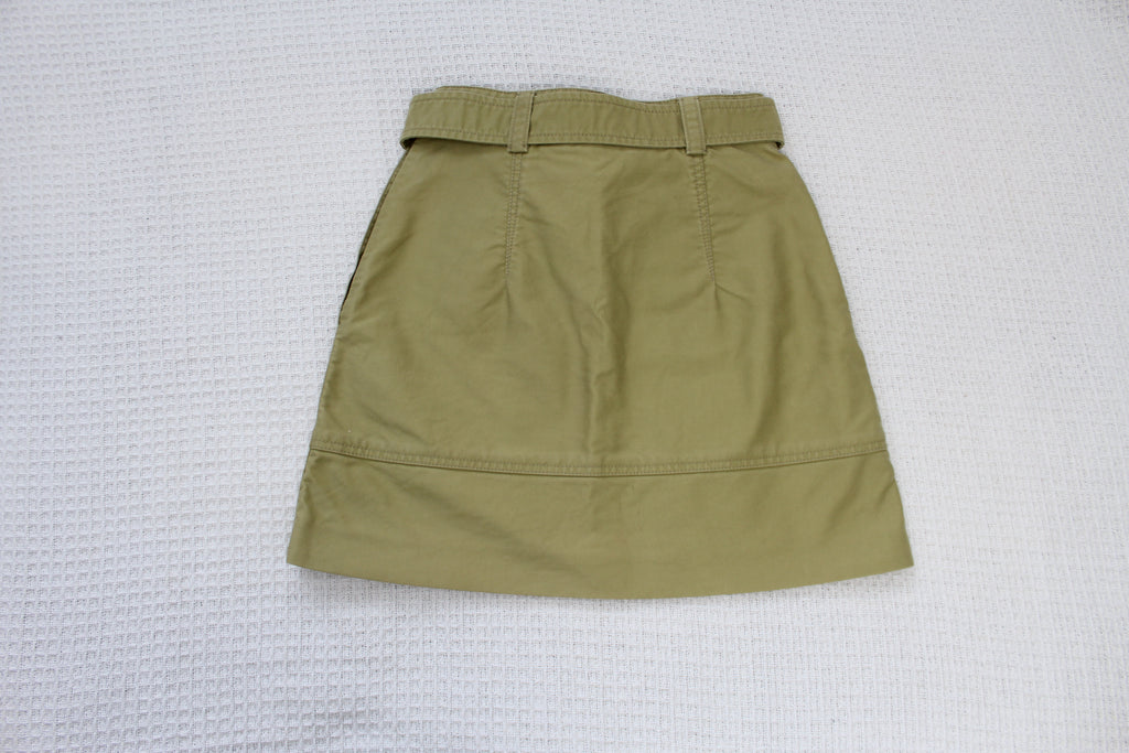 Miu Miu Khaki Green Cargo Skirt IT 40