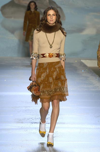 Blugirl by Blumarine FW 2005 Paisley Skirt