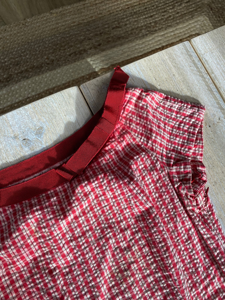 Moschino Cheap & Chic Red Check Dress