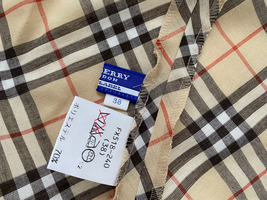 Burberry Nova Check Wrap Skirt