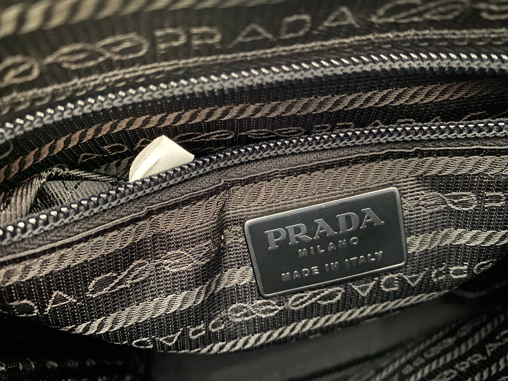 Prada 90's Black Velvet Handbag
