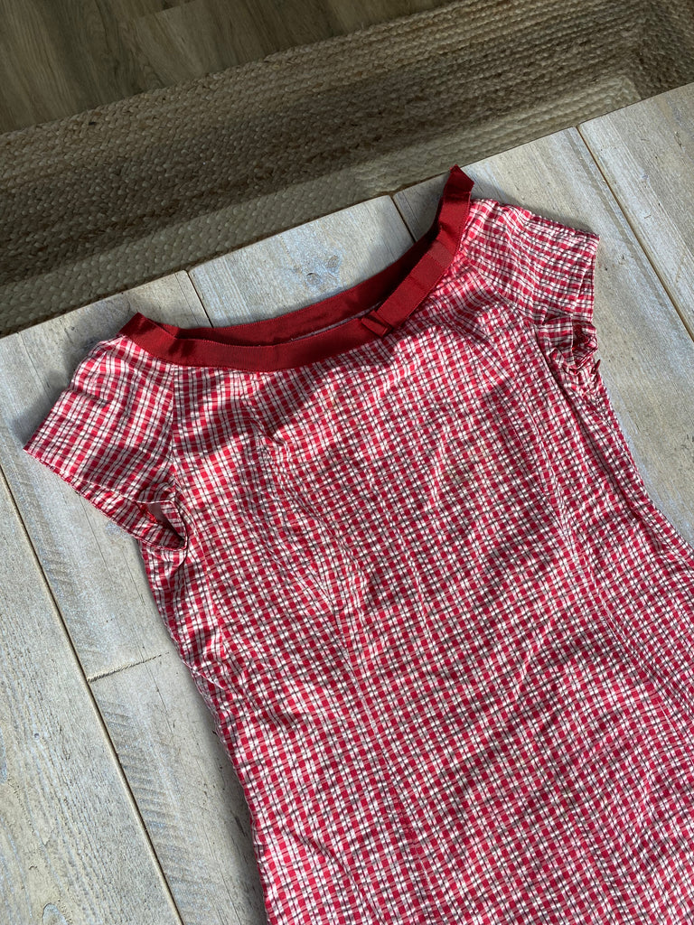 Moschino Cheap & Chic Red Check Dress