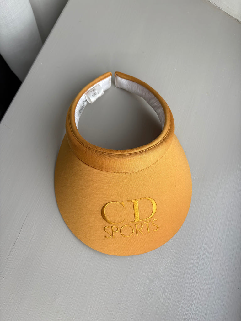 Christian Dior Sports Mustard Yellow Visor