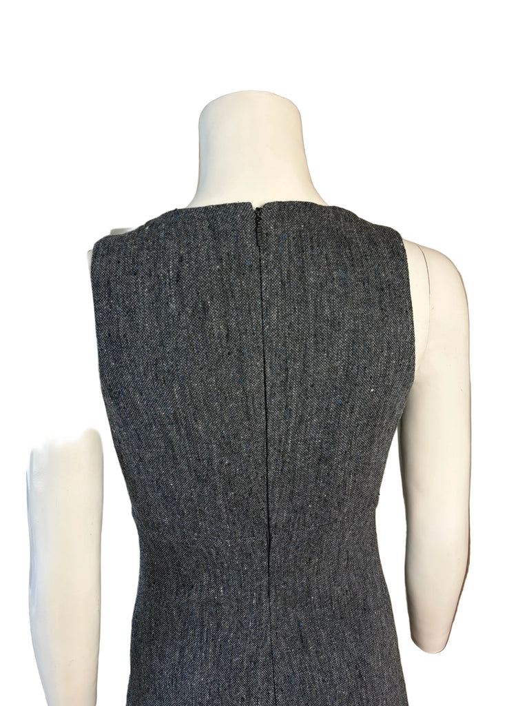 Versus Versace Grey Wool A Line Dress