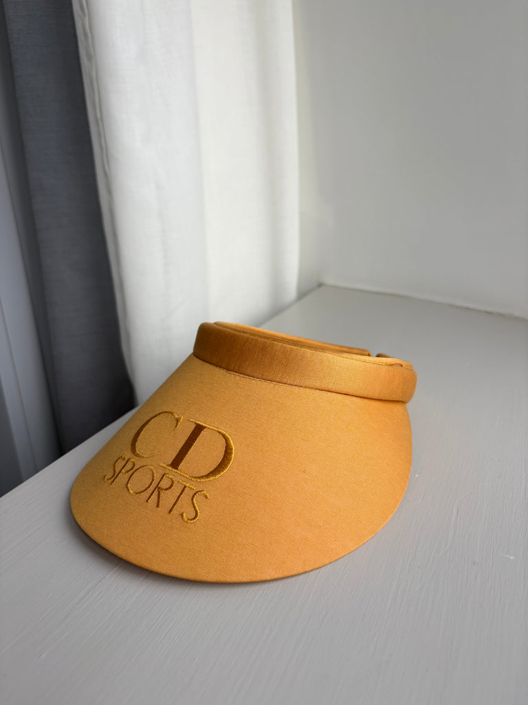 Christian Dior Sports Mustard Yellow Visor