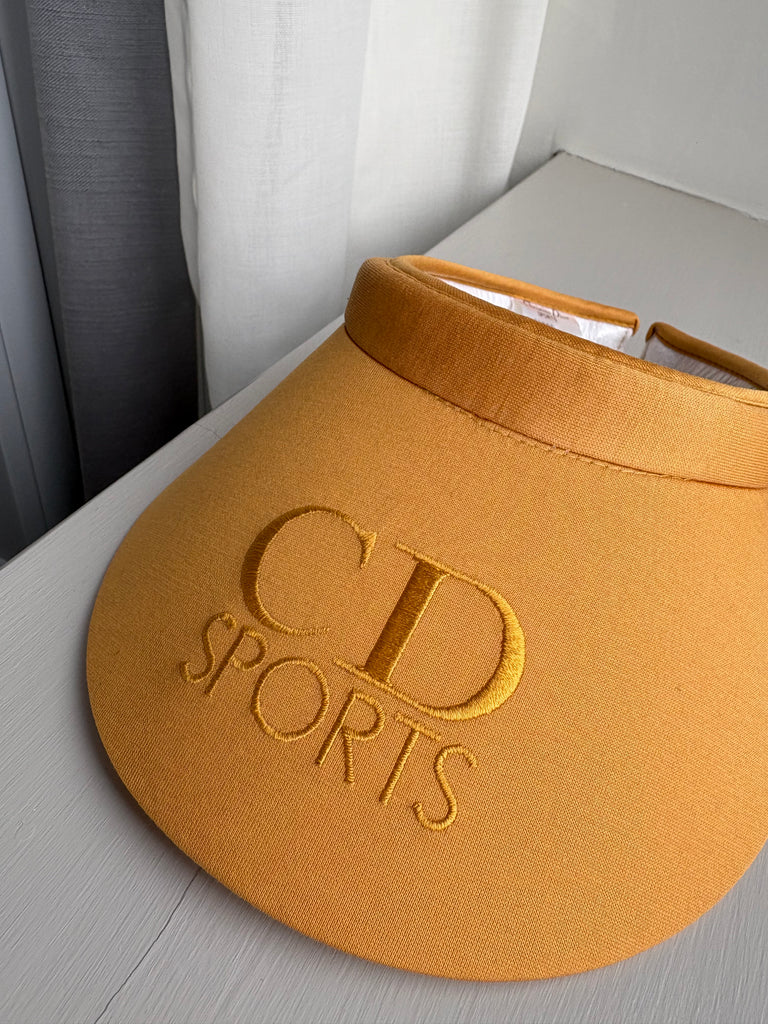Christian Dior Sports Mustard Yellow Visor