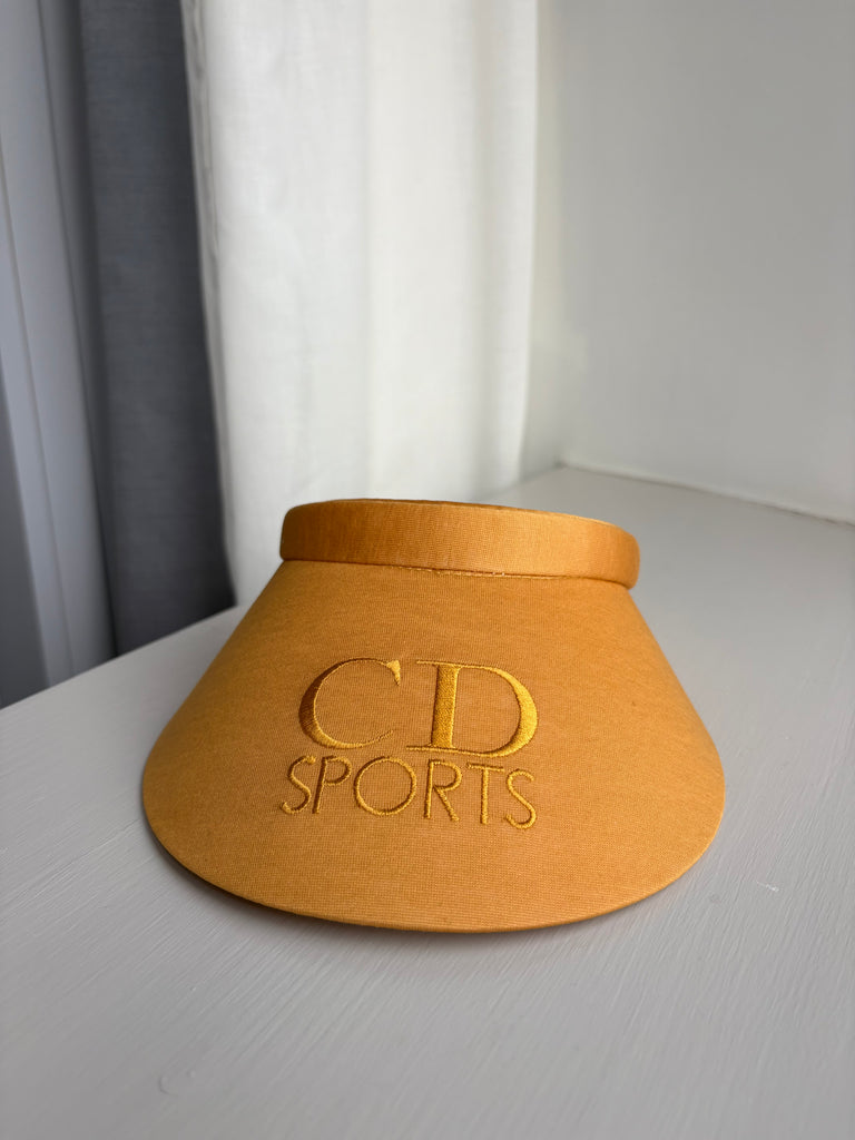 Christian Dior Sports Mustard Yellow Visor