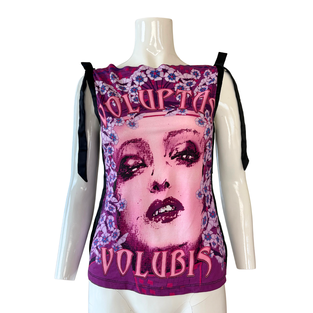 Dolce & Gabbana 'Voluptas Volubis' Face Sleeveless Tank