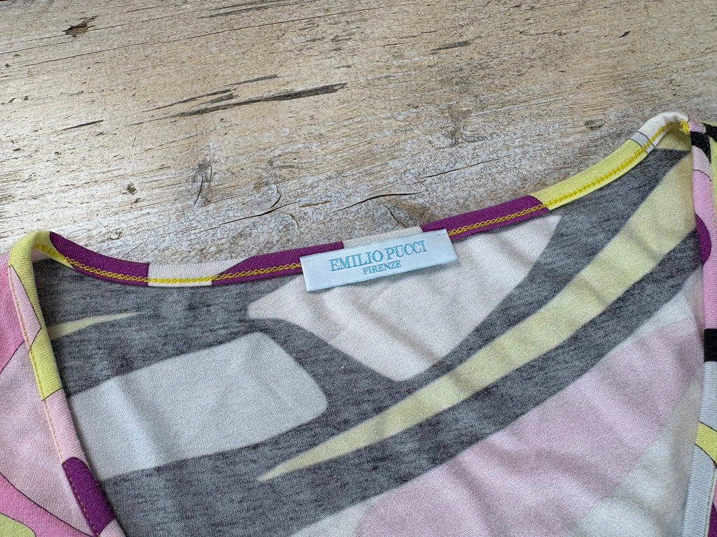 Emilio Pucci Bright Pattern Tank Top