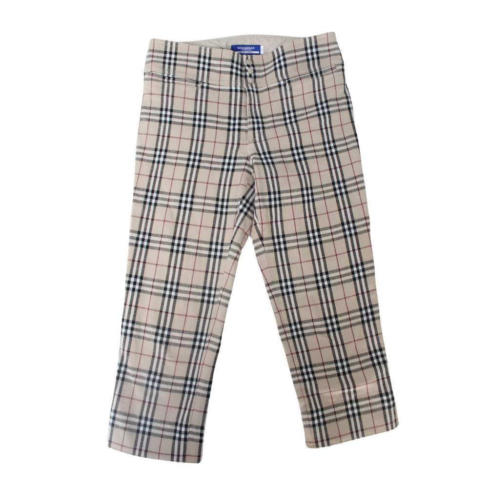 Burberry Nova Check Capri Pants XXS