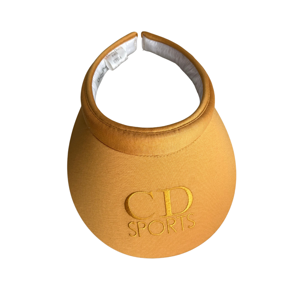 Christian Dior Sports Mustard Yellow Visor