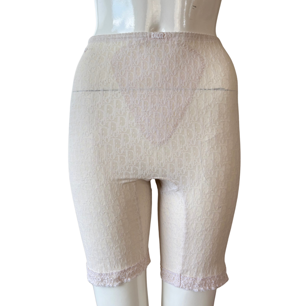 Christian Dior Lingeries Nude Logo Monogram Shorts