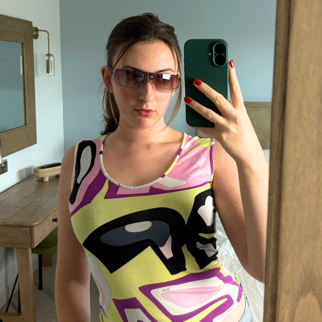 Gucci 1710/S Pink Rimless Sunglasses