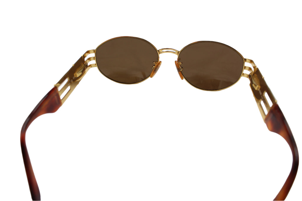 Fendi SL 7027 Tortoise Shell & Gold Sunglasses