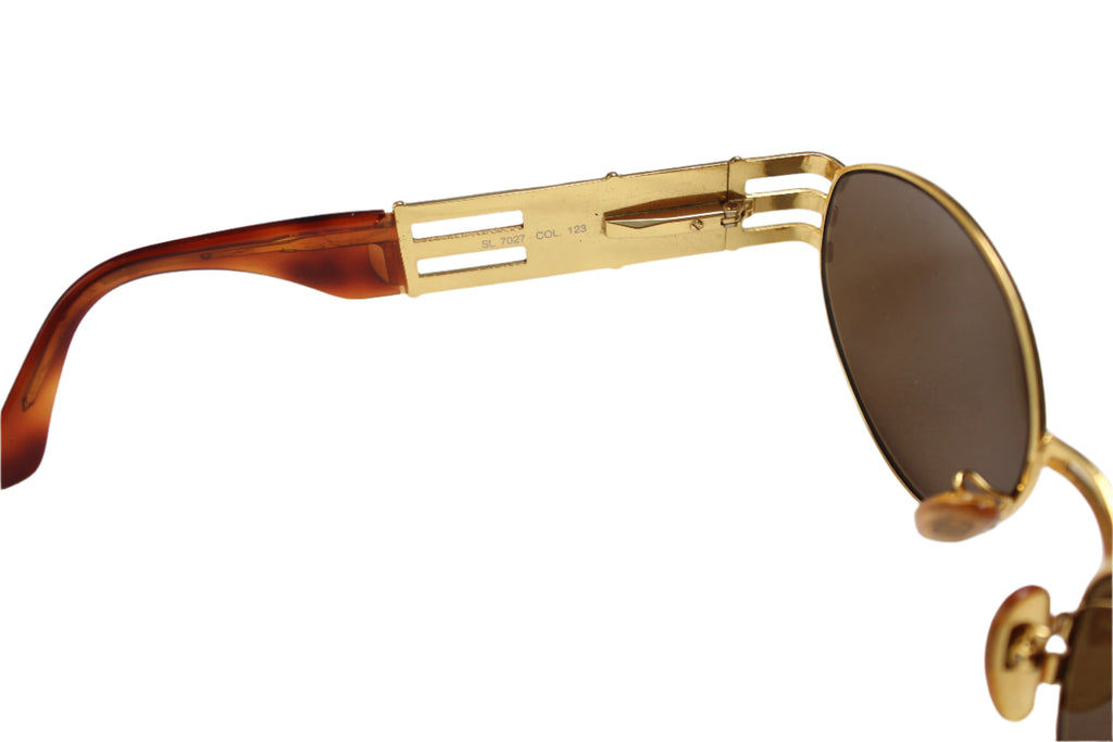 Fendi SL 7027 Tortoise Shell & Gold Sunglasses