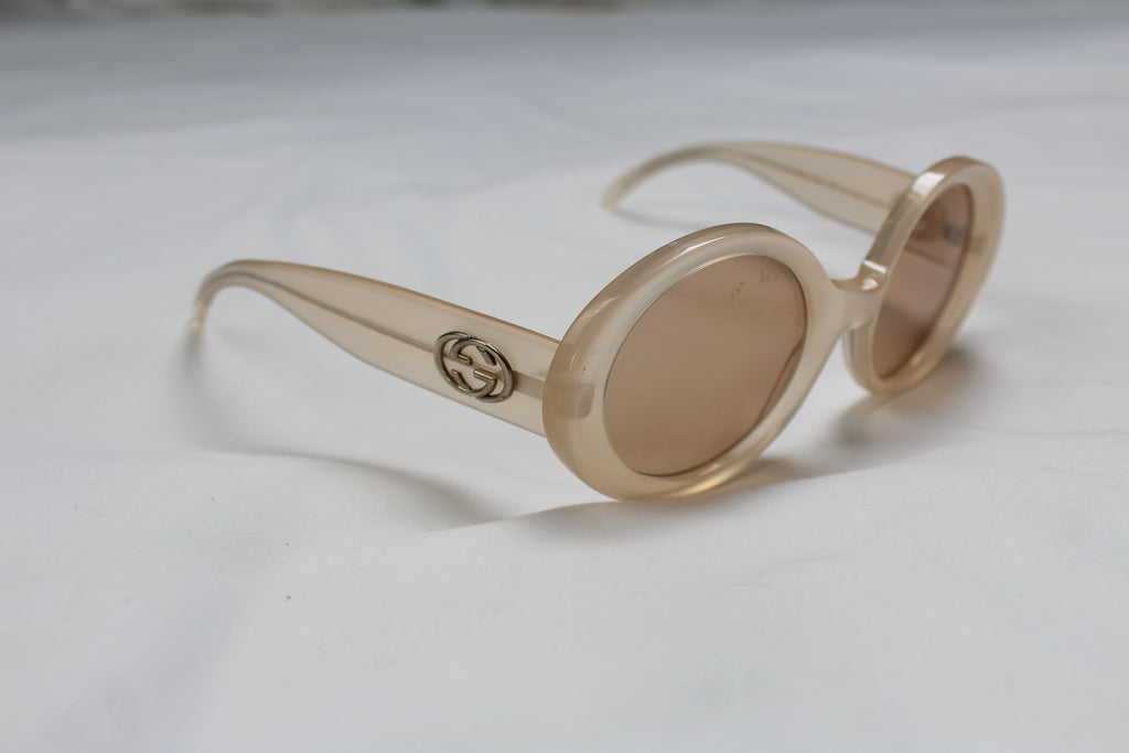 Gucci 2410/S Pearl Round Logo Sunglasses