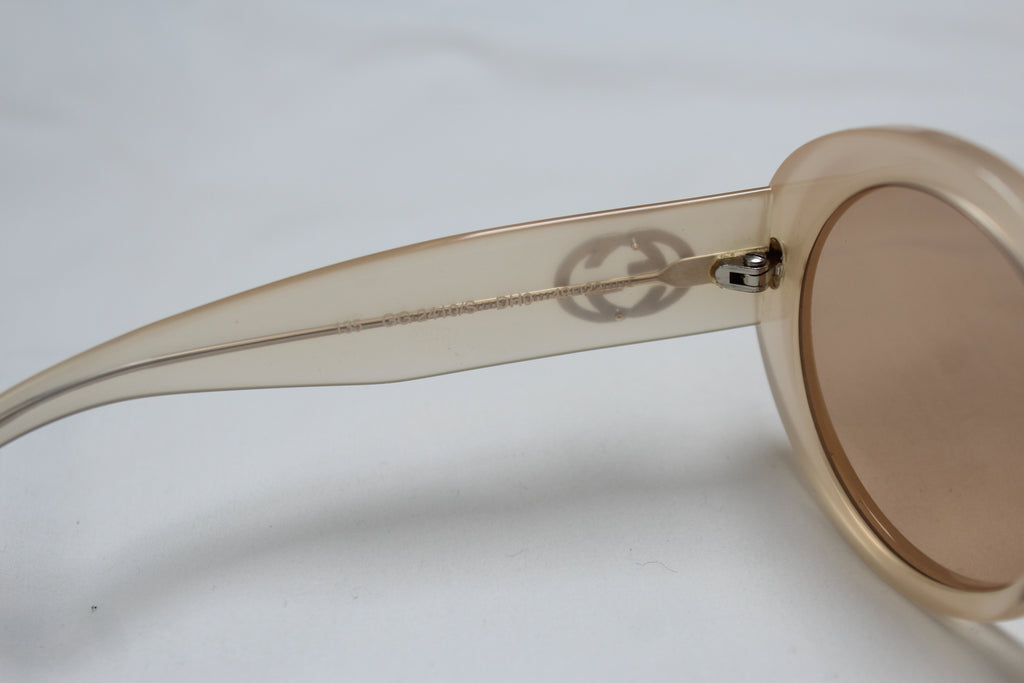 Gucci 2410/S Pearl Round Logo Sunglasses