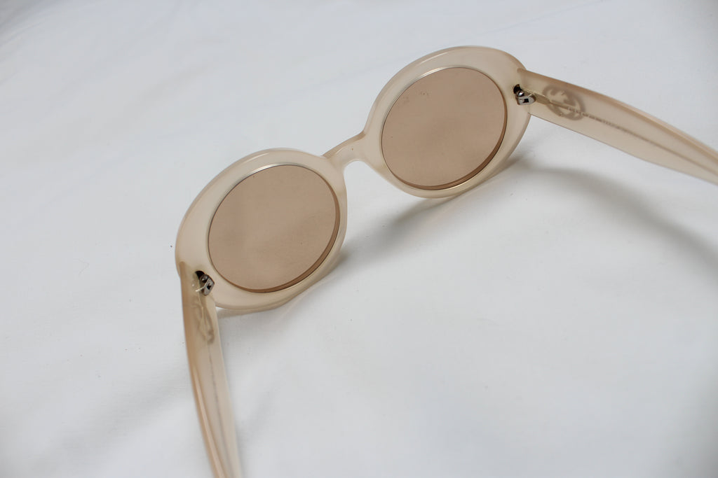 Gucci 2410/S Pearl Round Logo Sunglasses