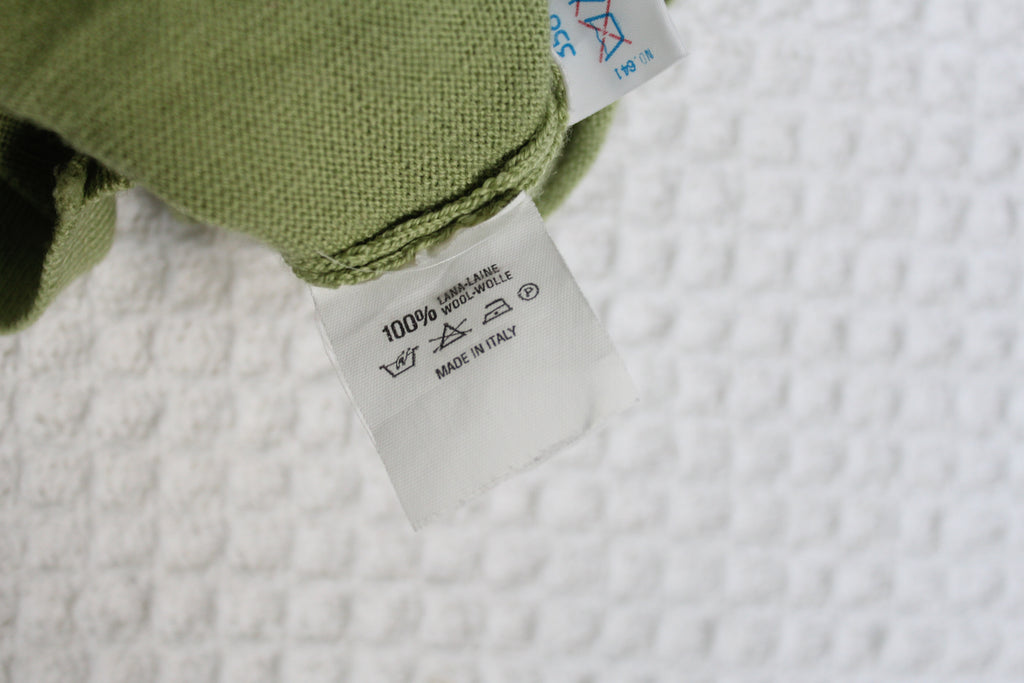 Vivienne Westwood Green Wool Orb Logo Knit