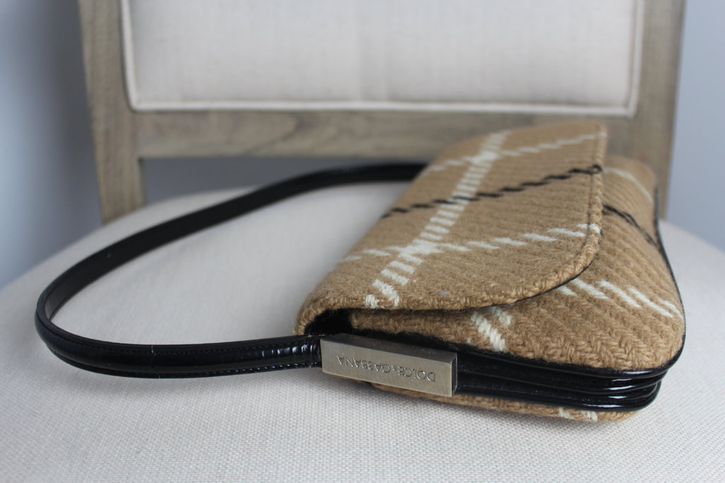Dolce & Gabbana Plaid Check Shoulder Bag